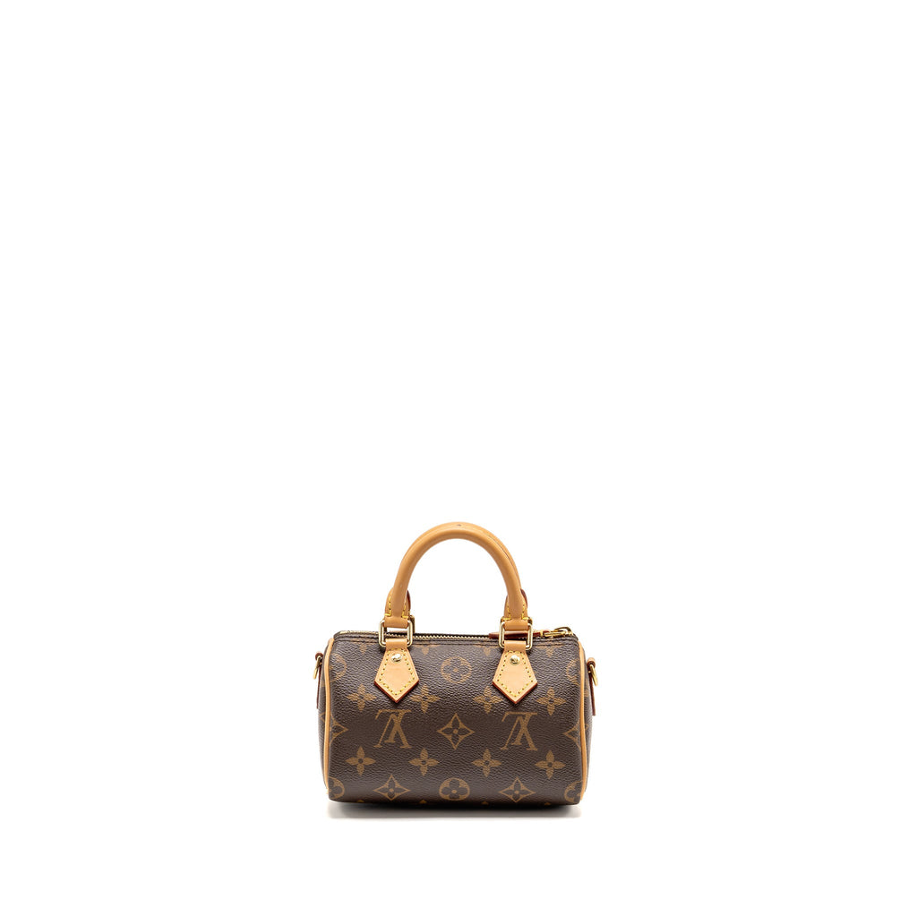 LOUIS VUITTON NANO SPEEDY MONOGRAM CANVAS GHW