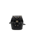 CHANEL QUILTED MINI BACKPACK CAVIAR BLACK LGHW (MICROCHIP)