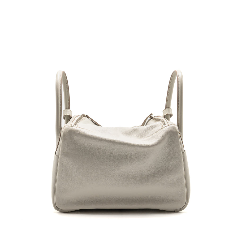 HERMES LINDY 30 EVERCOLOR GRIS PEARL SHW