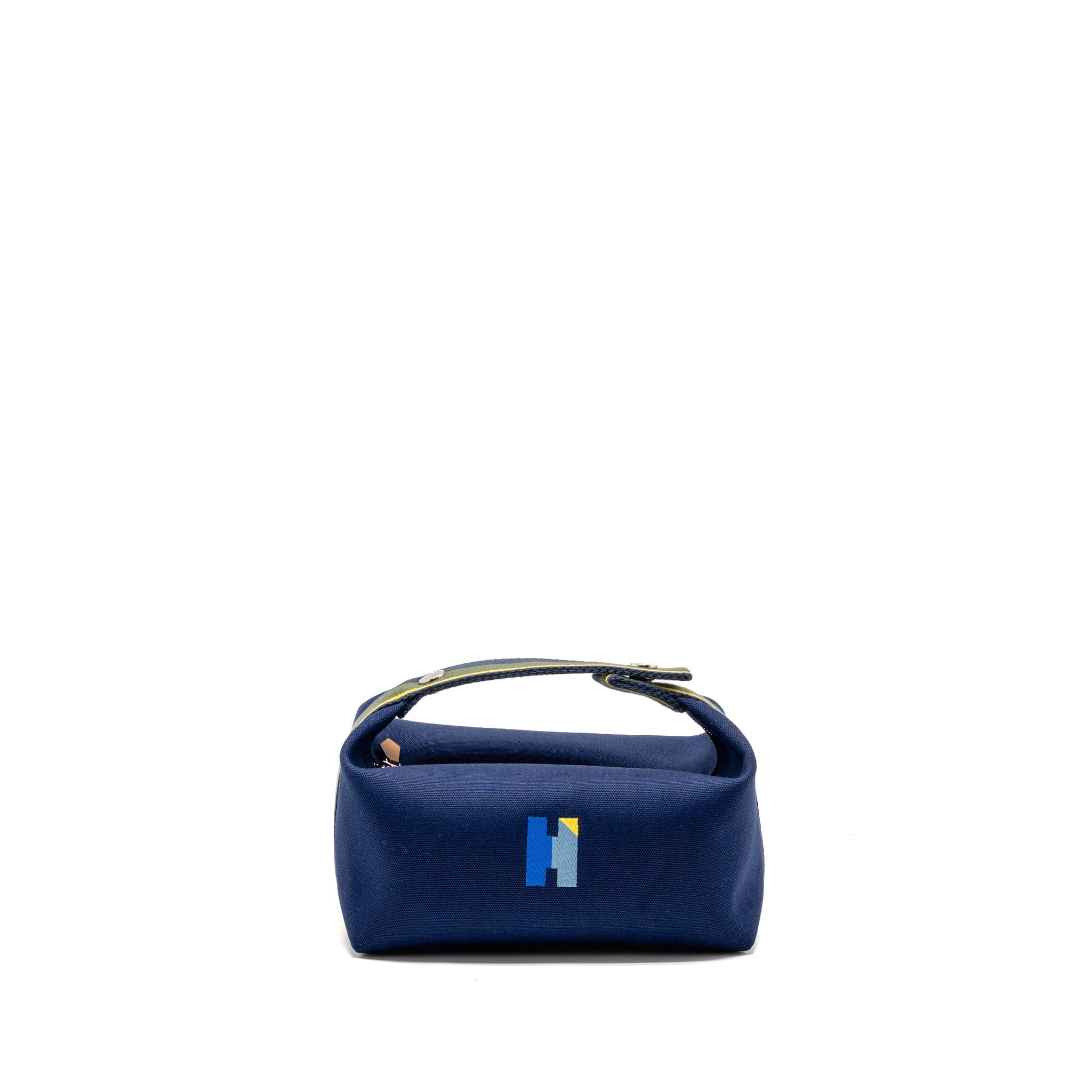 HERMES TROUSSE DE TOILETTE BRIDE A BRAC PM H PAVILLON MARINE SHW