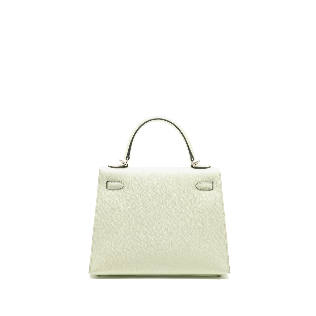 HERMES KELLY 25 EPSOM VERT FIZZ SHW