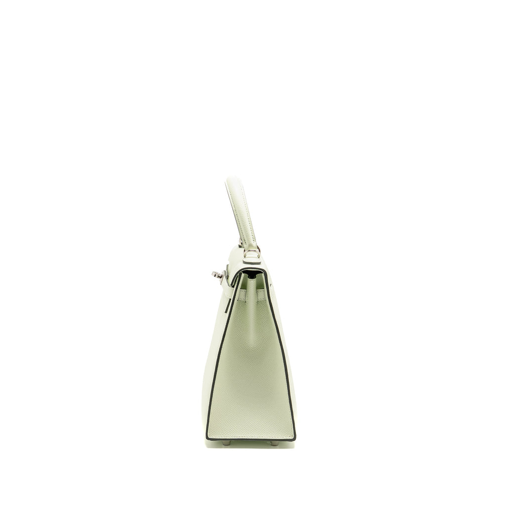 HERMES KELLY 25 EPSOM VERT FIZZ SHW