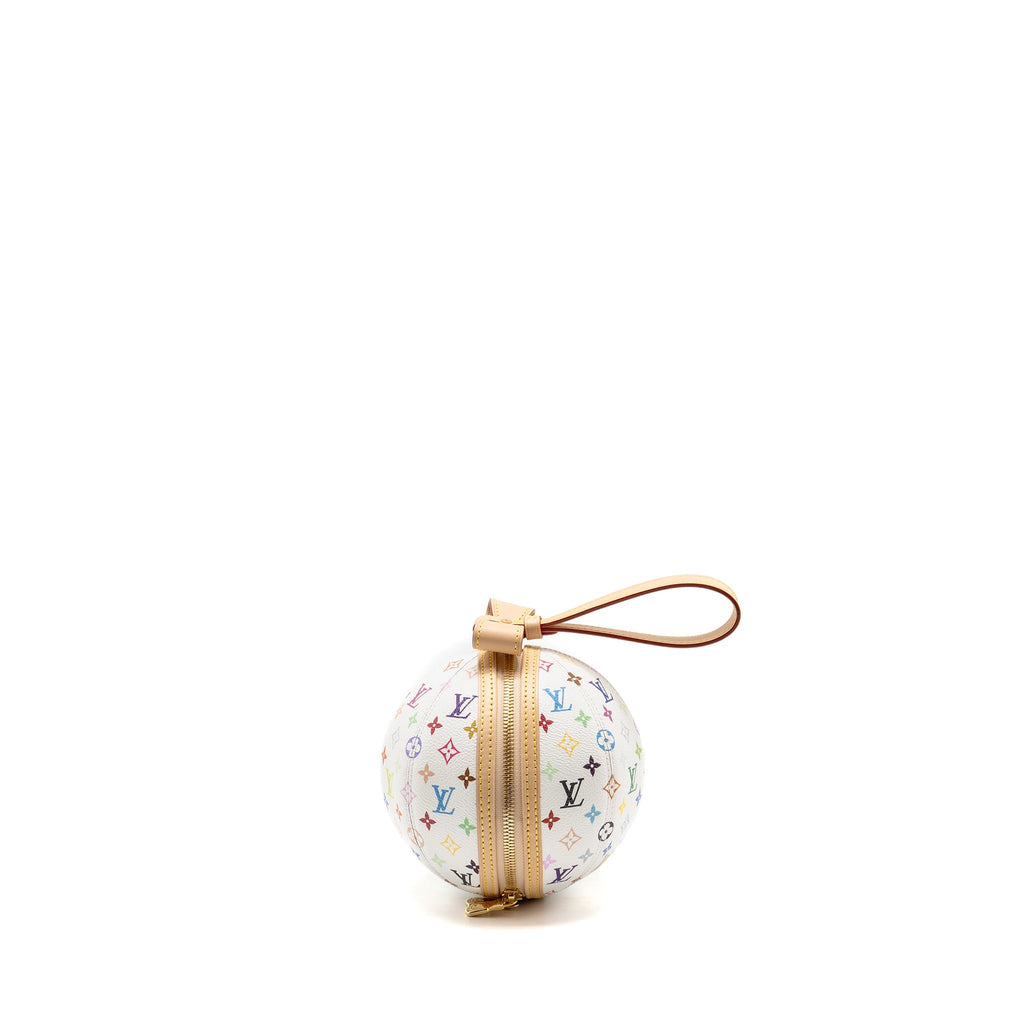 LOUIS VUITTON TAKASHI MURAKAMI KORO KORO CLUTCH MONOGRAM CANVAS WHITE/MULTICOLOUR GHW