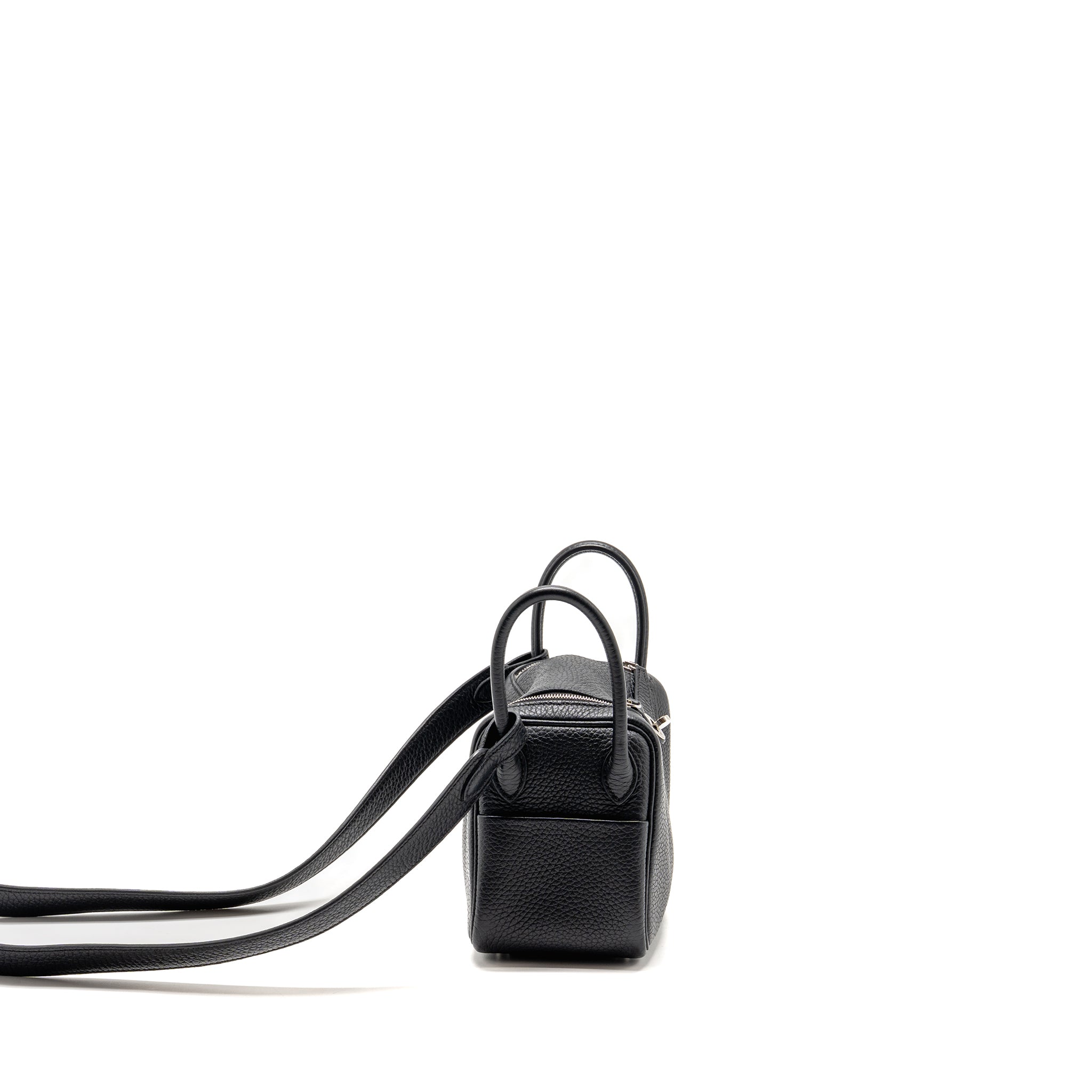 HERMES MINI LINDY CLEMENCE BLACK SHW