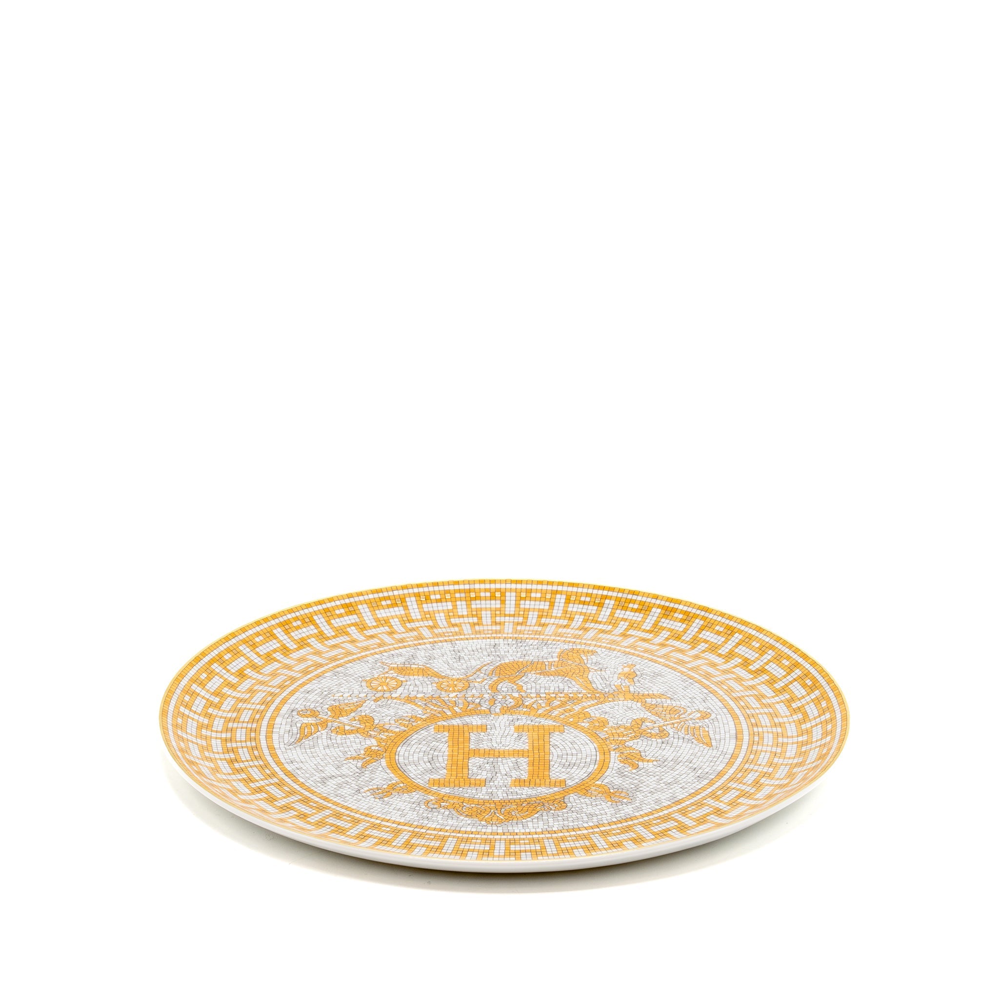 HERMES MOSAIQUE AU 24 GOLD TART PLATTER