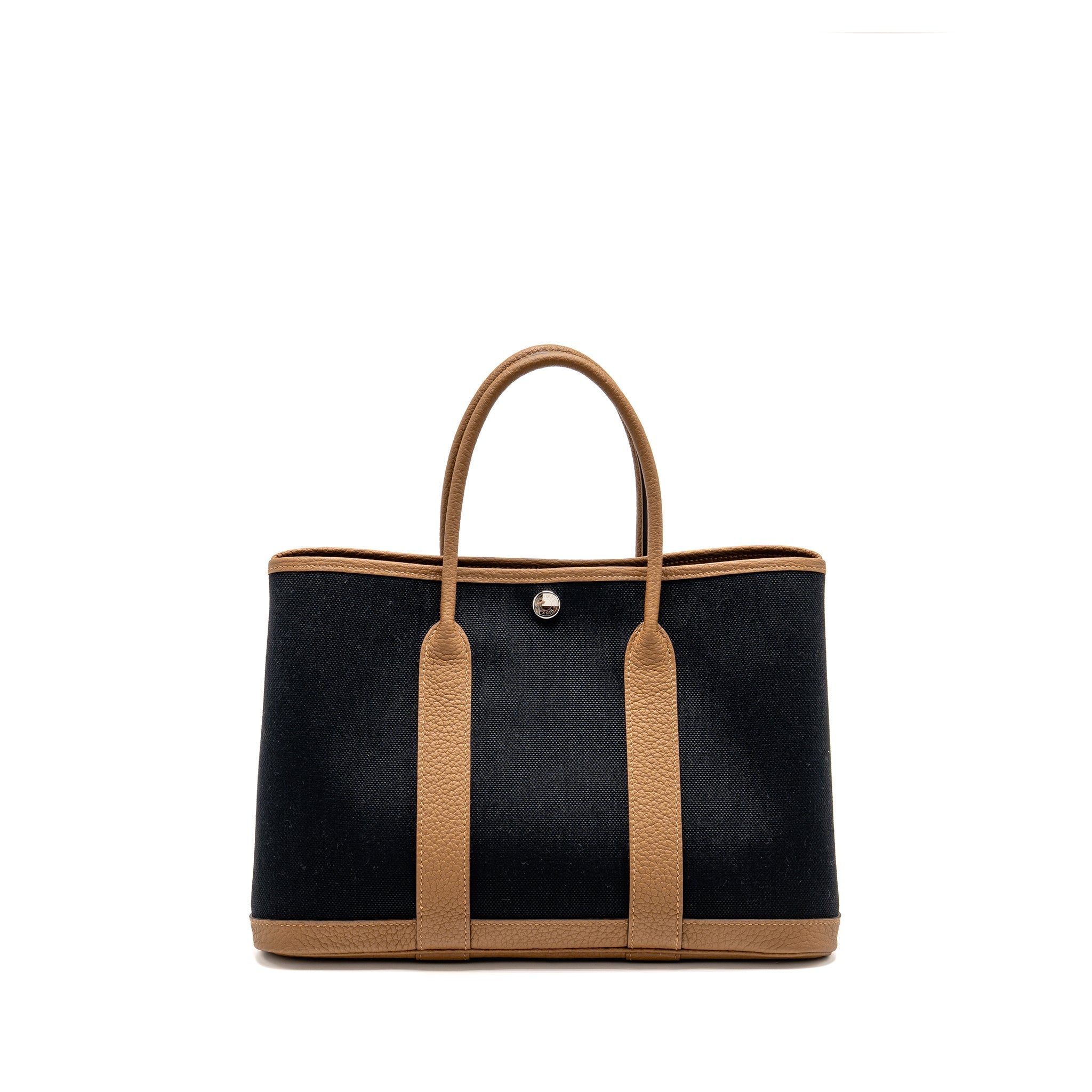 HERMES GARDEN PARTY 30 CANVAS/NEGONDA BLACK/ALEZAN SHW