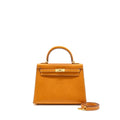 HERMES KELLY 25 PEAU DE PORC TOFFEE GHW