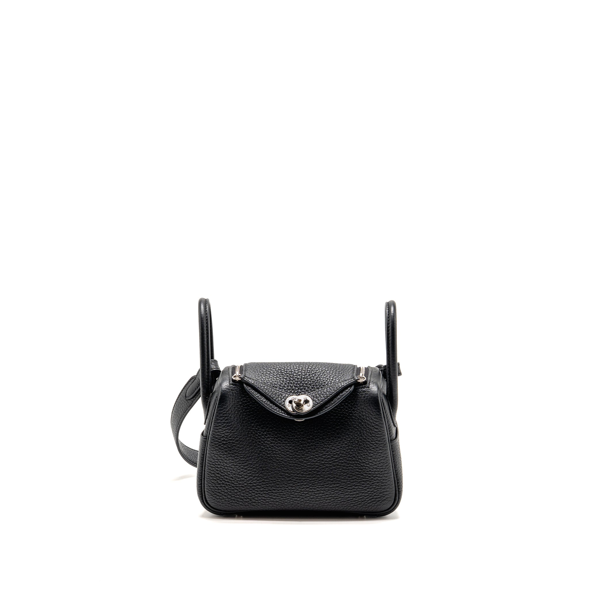 HERMES MINI LINDY CLEMENCE BLACK SHW