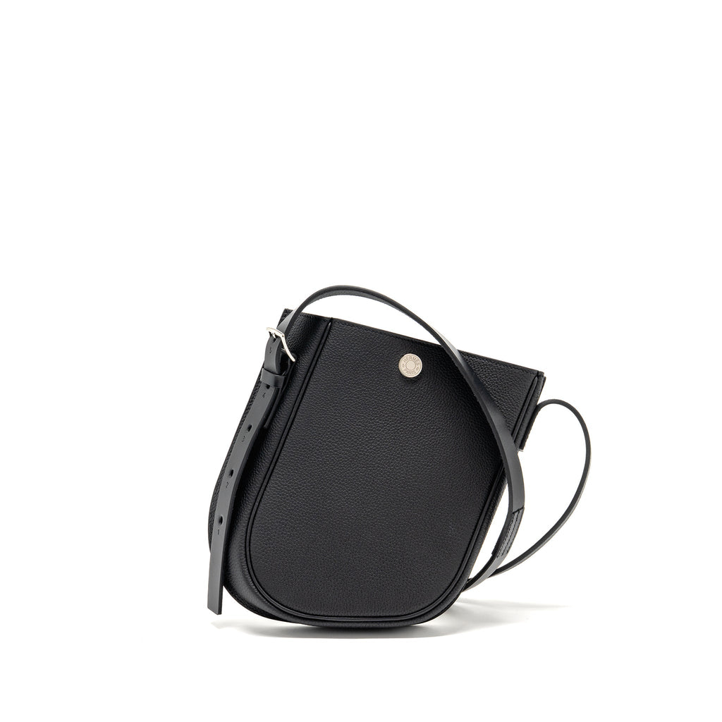 HERMES PERSPECTIVE CAVALIERE 21 BAG TOGO/VACHE HUNTER BLACK SHW