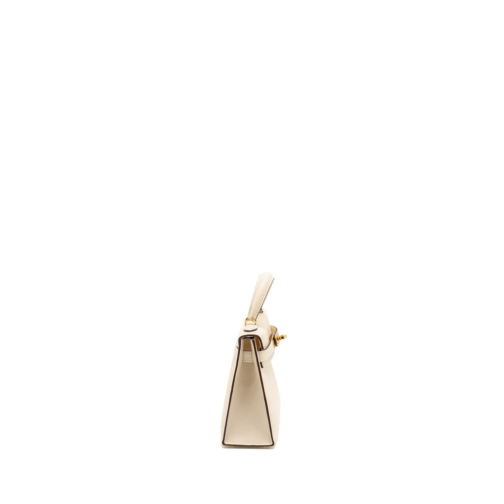 HERMES MINI KELLY II EPSOM NATA GHW