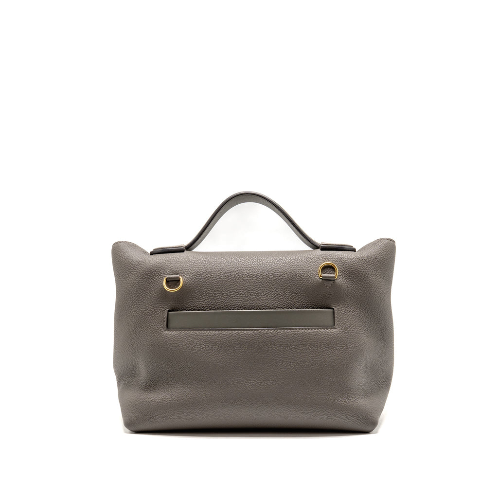 HERMES 2424 24/24-29 BAG TOGO/SWIFT GRIS MEYER GHW