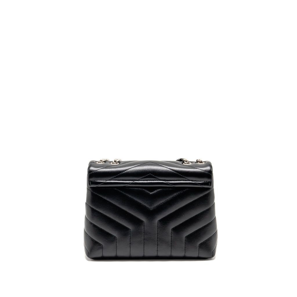 SAINT LAURENT/YSL SMALL LOULOU BAG CALFSKIN BLACK SHW