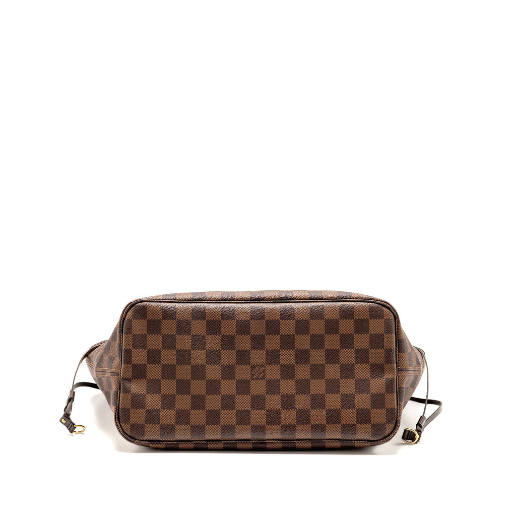 LOUIS VUITTON NEVERFULL MM DAMIER EBENE GHW