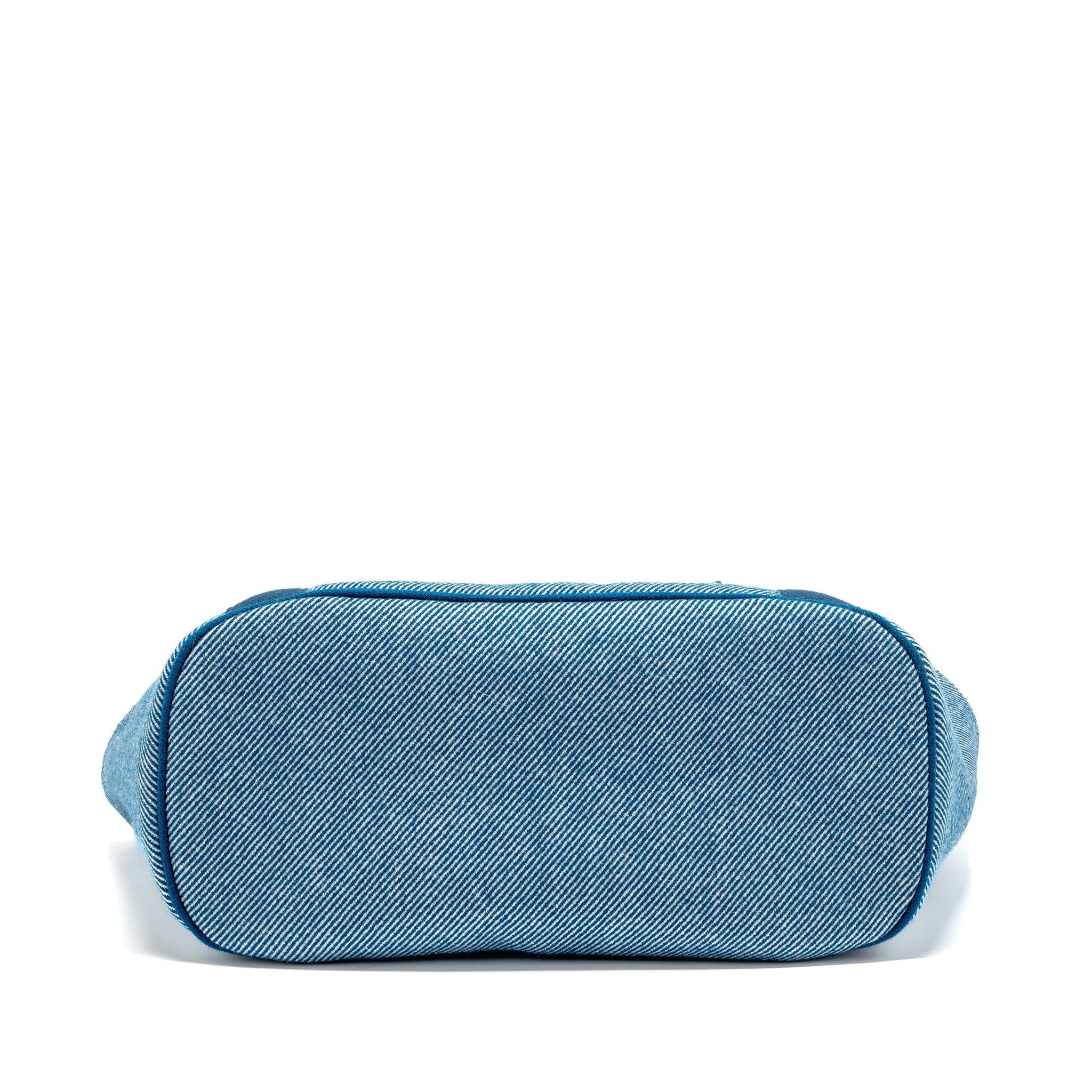 HERMES CABRIOLE NAPPY BAG COTTON CANVAS BLUE/MULTICOLOUR SHW