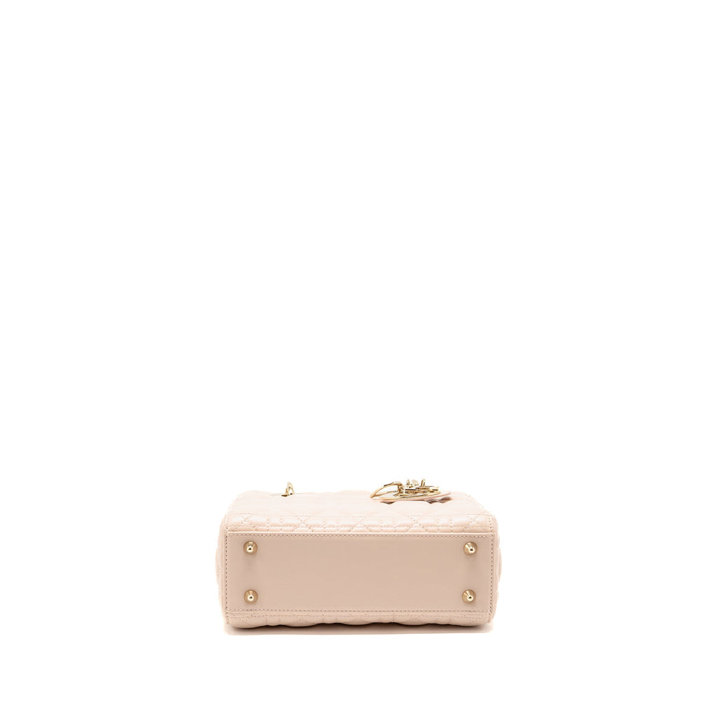 DIOR MY ABC SMALL LADY DIOR LAMBSKIN LIGHT PINK LGHW