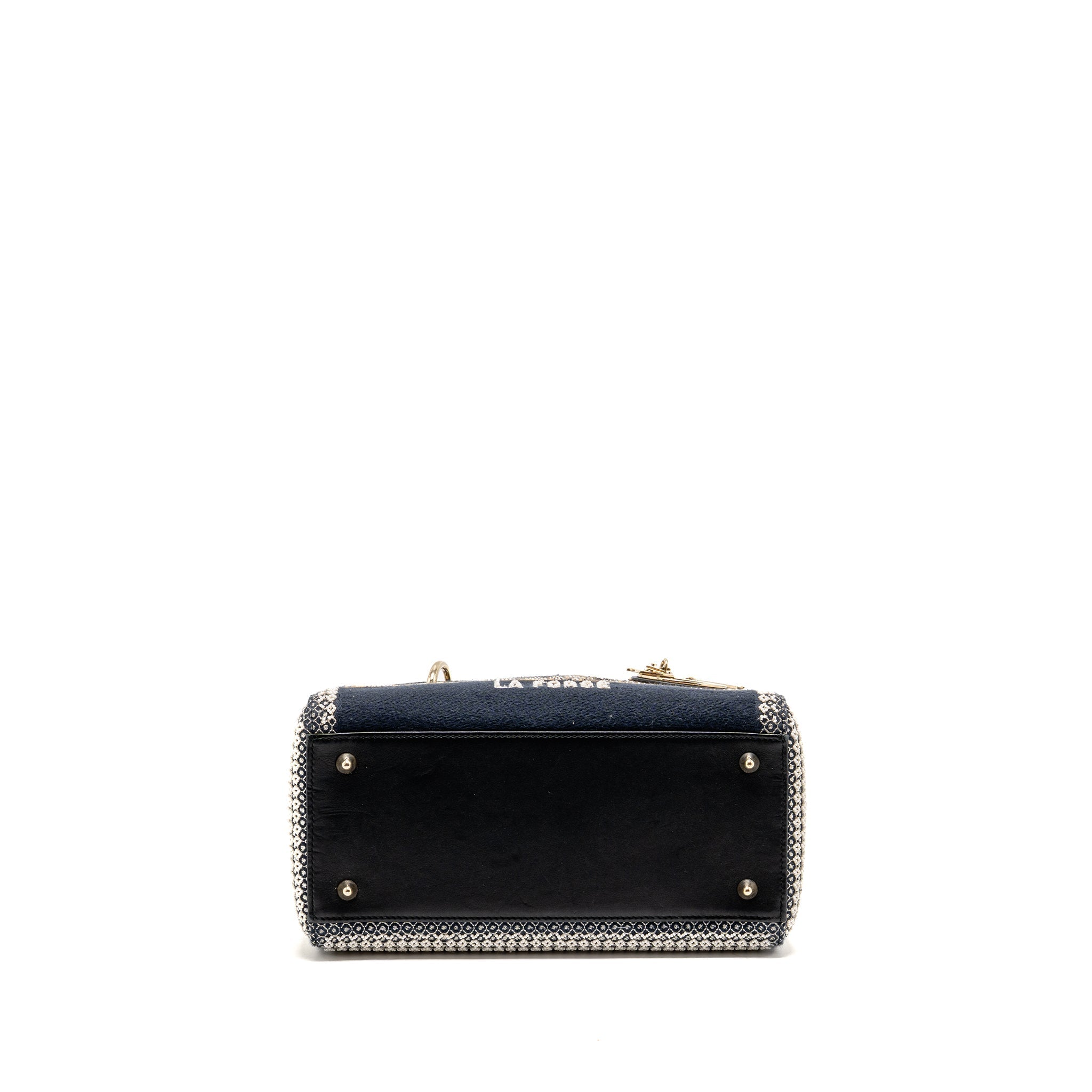 DIOR MEDIUM LADY DIOR LA FORCE LIMITED EDITION CALFSKIN/FABRIC MULTICOLOUR LGHW