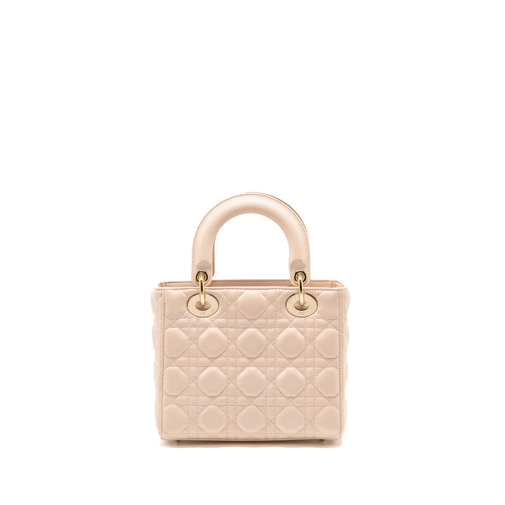 DIOR MY ABC SMALL LADY DIOR LAMBSKIN LIGHT PINK LGHW