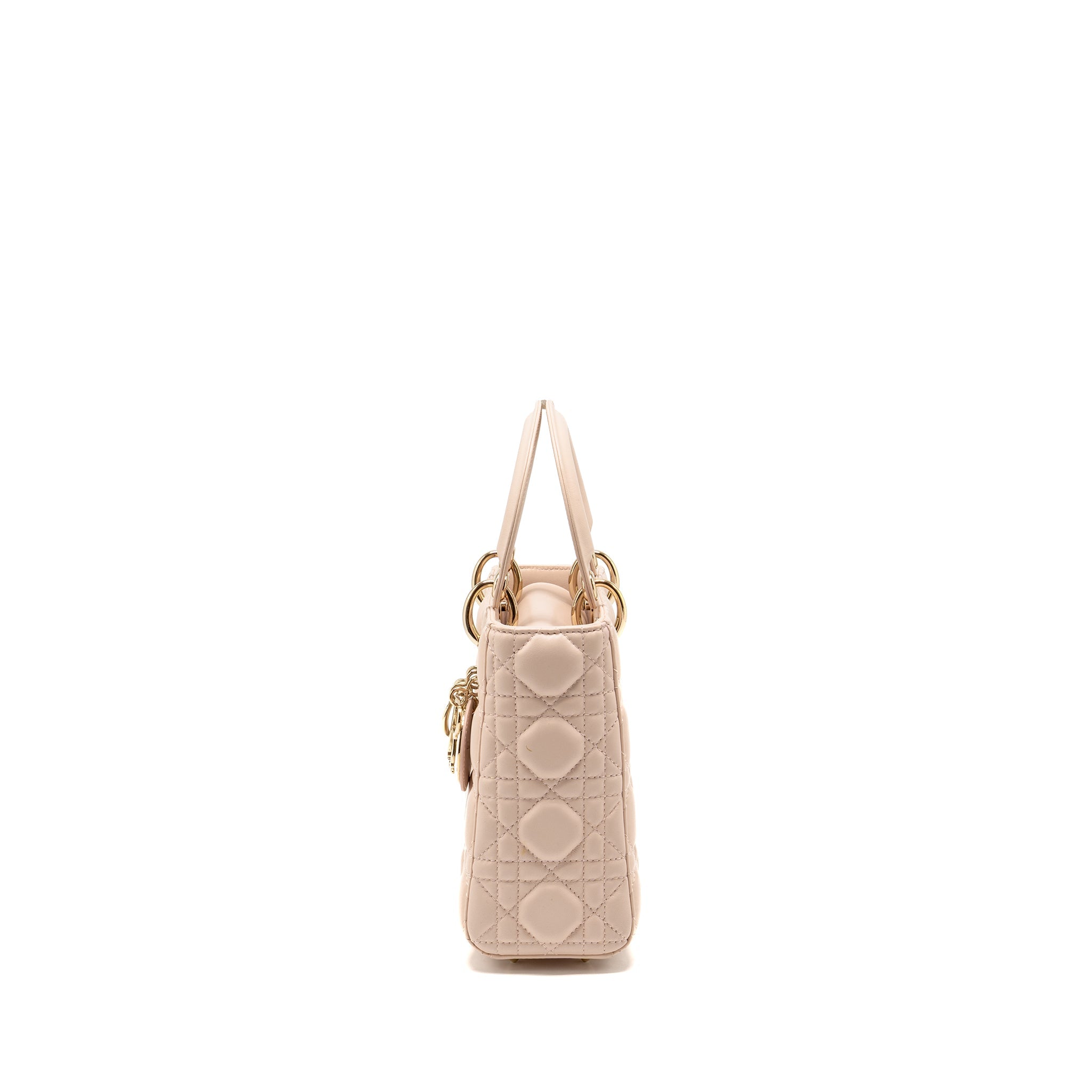 DIOR MY ABC SMALL LADY DIOR LAMBSKIN LIGHT PINK LGHW