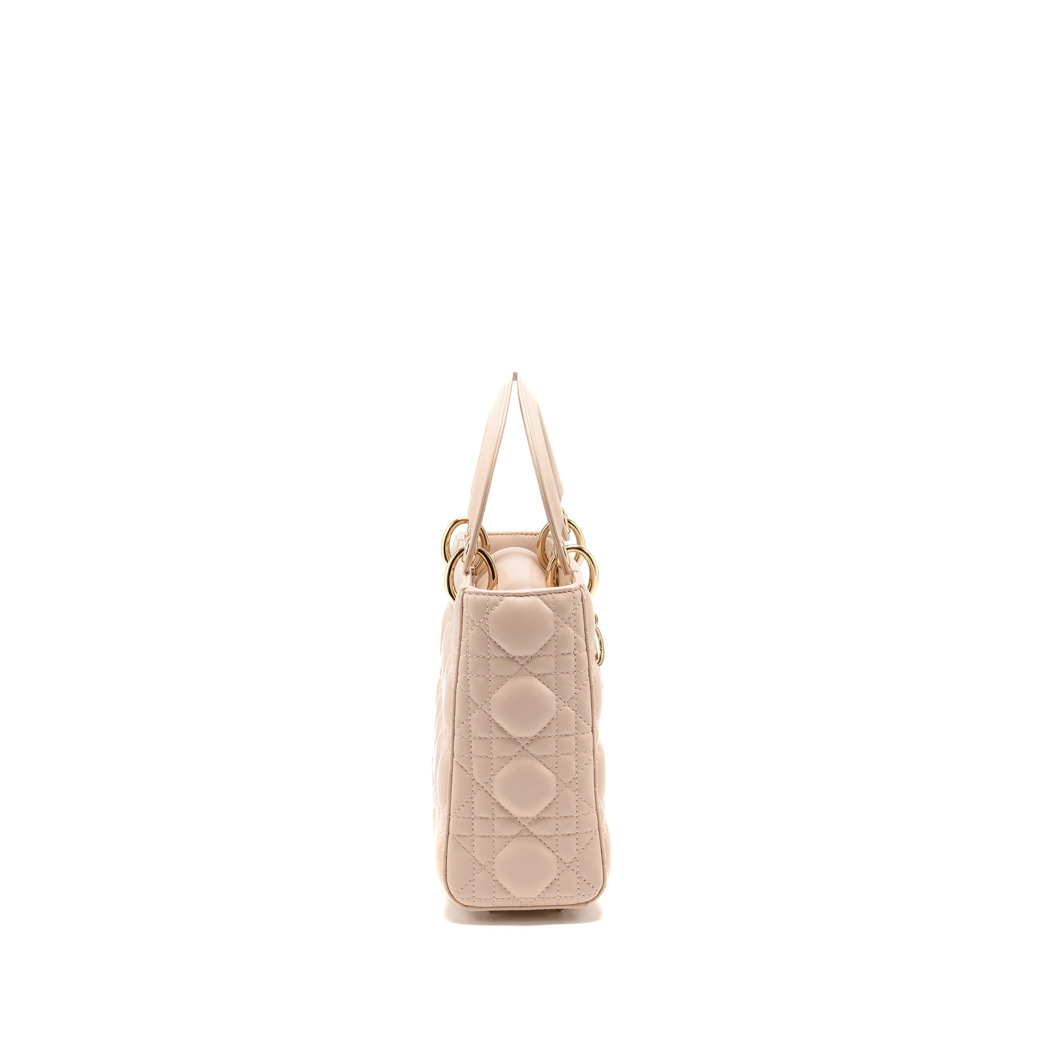 DIOR MY ABC SMALL LADY DIOR LAMBSKIN LIGHT PINK LGHW