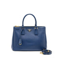 PRADA LARGE SAFFIANO TOTE BAG GALLERIA SAFFIANO LEATHER BLUETTE GHW