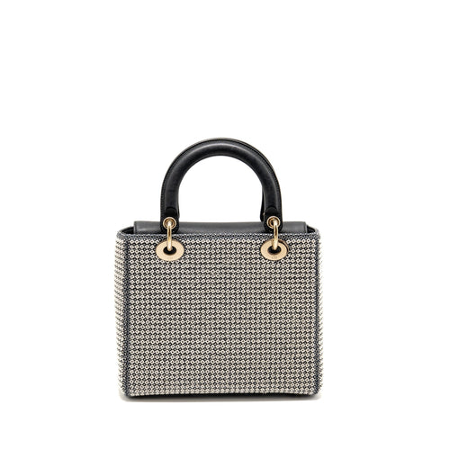 DIOR MEDIUM LADY DIOR LA FORCE LIMITED EDITION CALFSKIN/FABRIC MULTICOLOUR LGHW
