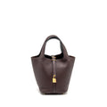 HERMES PICOTIN18 LOCK BAG CLEMENCE/SWIFT ROUGE SELLIER/CABAN GHW