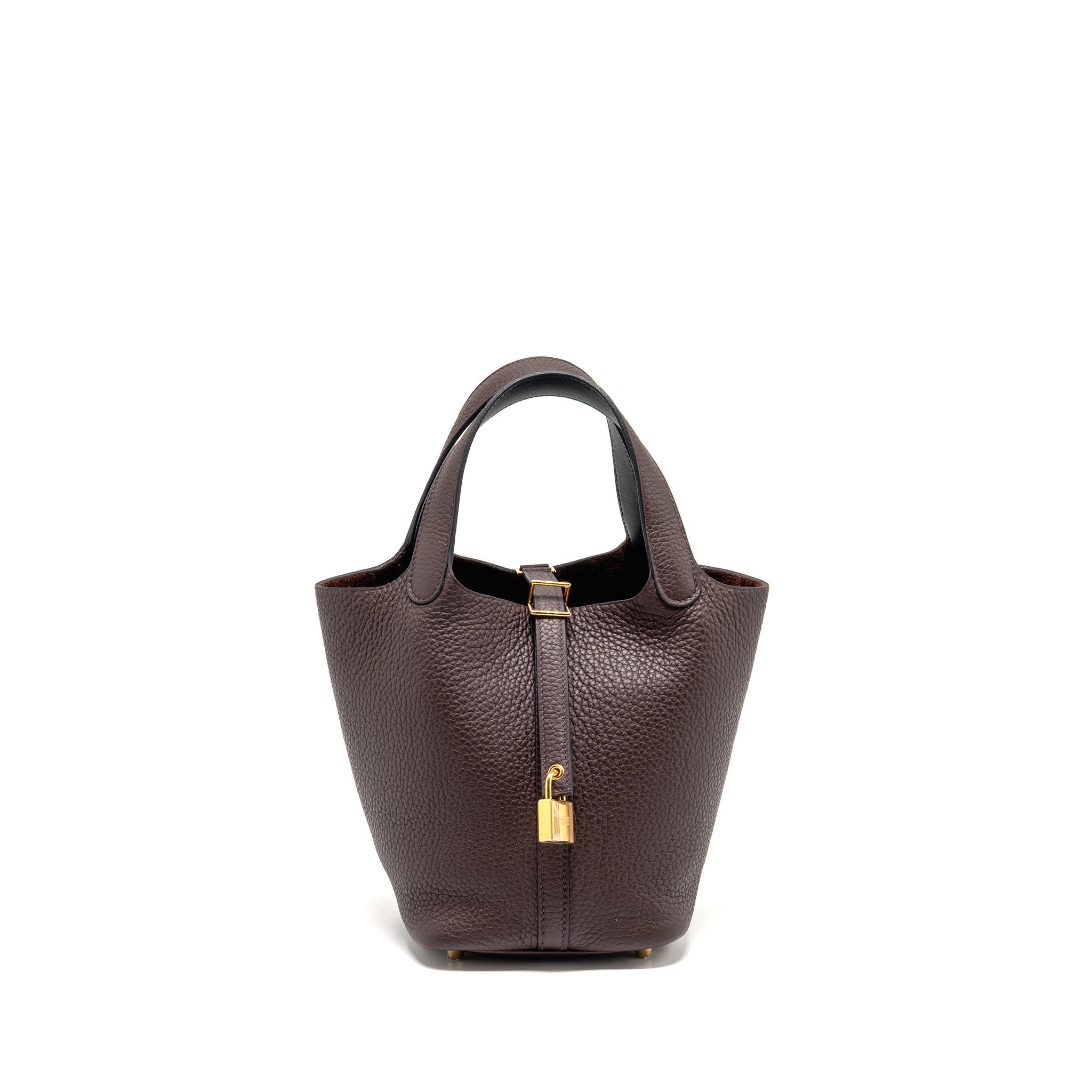 HERMES PICOTIN 18 LOCK BAG CLEMENCE/SWIFT ROUGE SELLIER/CABAN GHW