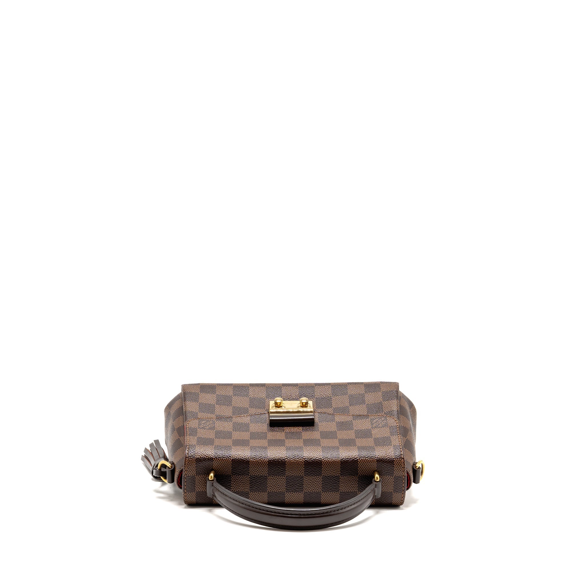 LOUIS VUITTON CROISETTE DAMIER EBENE CANVAS GHW