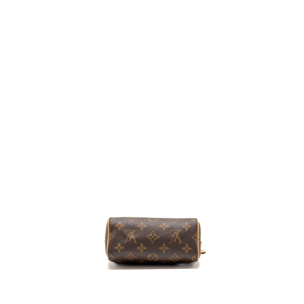 LOUIS VUITTON NANO SPEEDY MONOGRAM CANVAS GHW