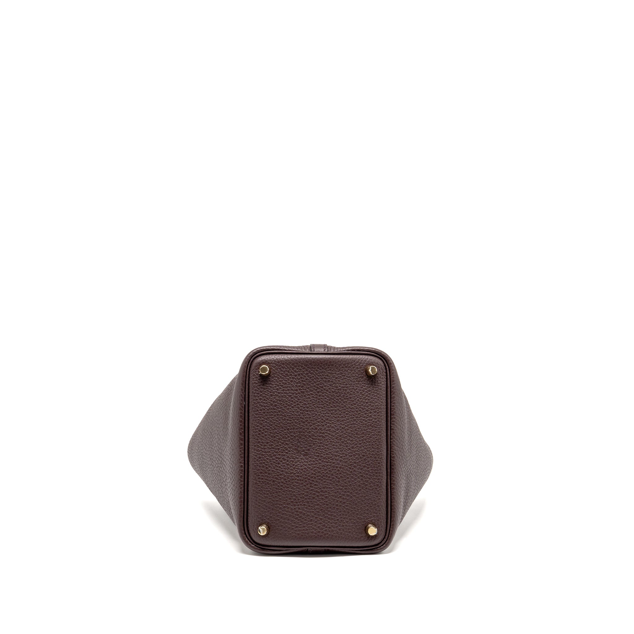 HERMES PICOTIN18 LOCK BAG CLEMENCE/SWIFT ROUGE SELLIER/CABAN GHW
