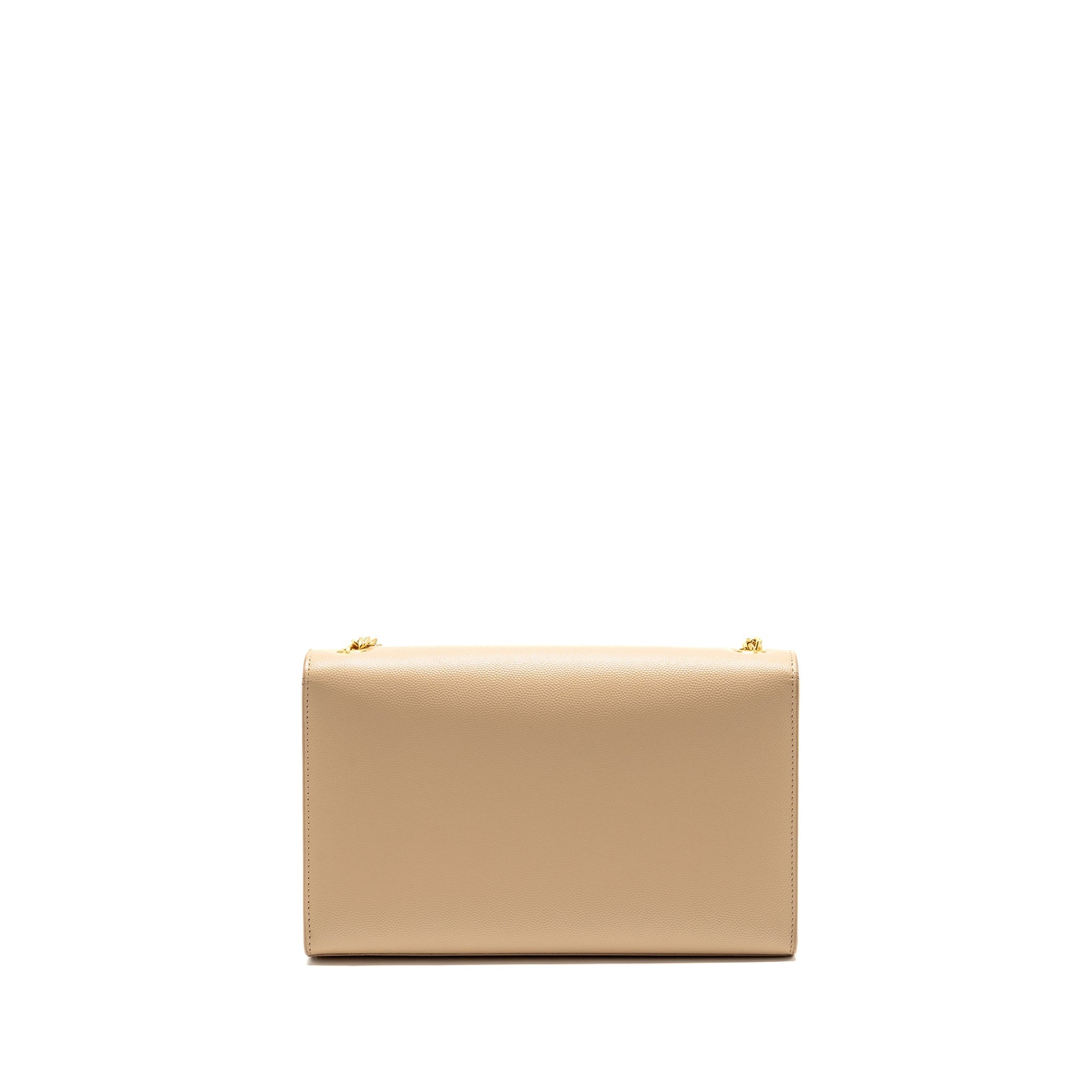 SAINT LAURENT/YSL KATE MEDIUM GRAINED CALFSKIN DARK BEIGE GHW
