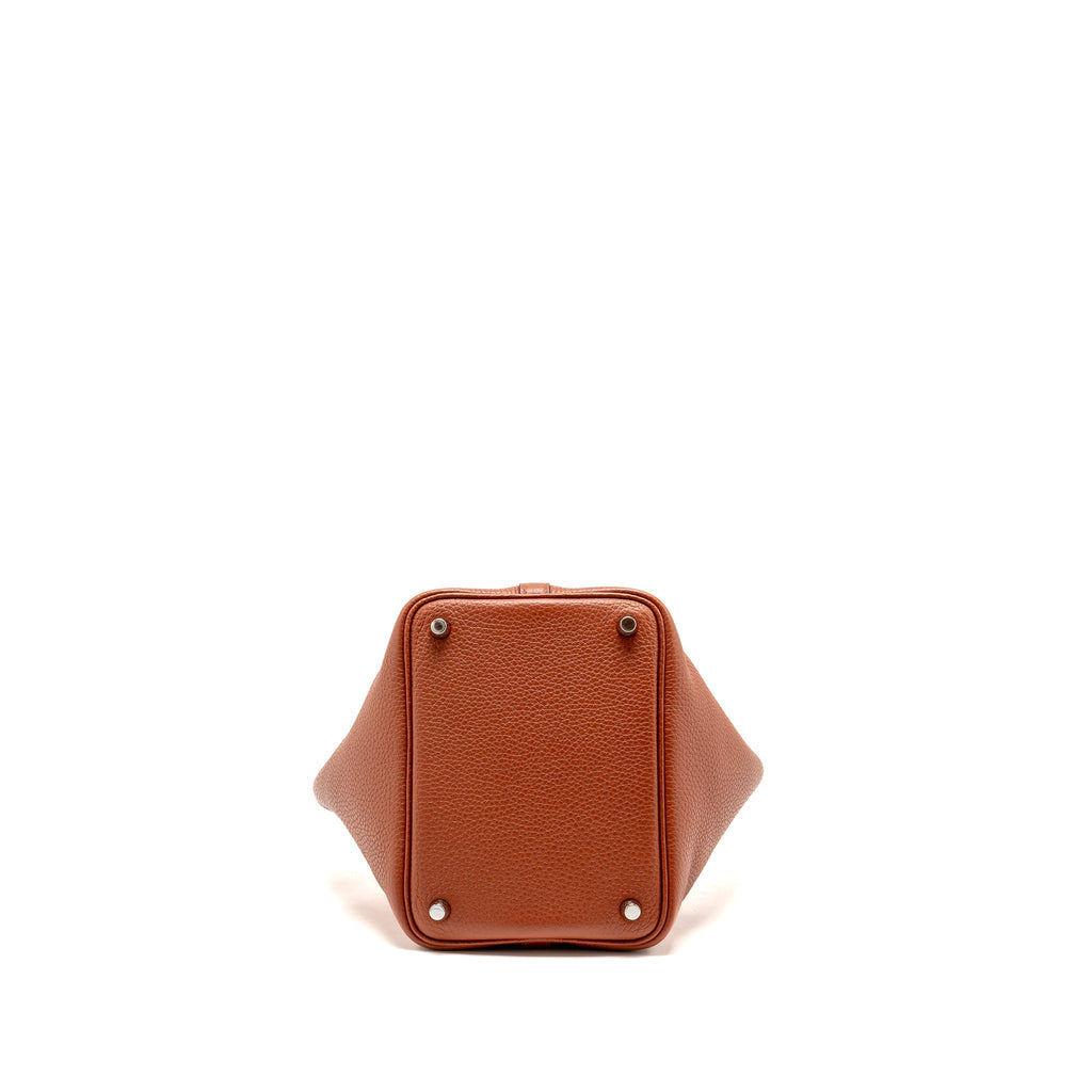 HERMES PICOTIN 18 LOCK BAG CLEMENCE CUIVRE/CAPUCINE SHW