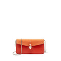 BVLGARI SERPENTI SHOULDER BAG GALUCHAT/CALFSKIN RED SHW