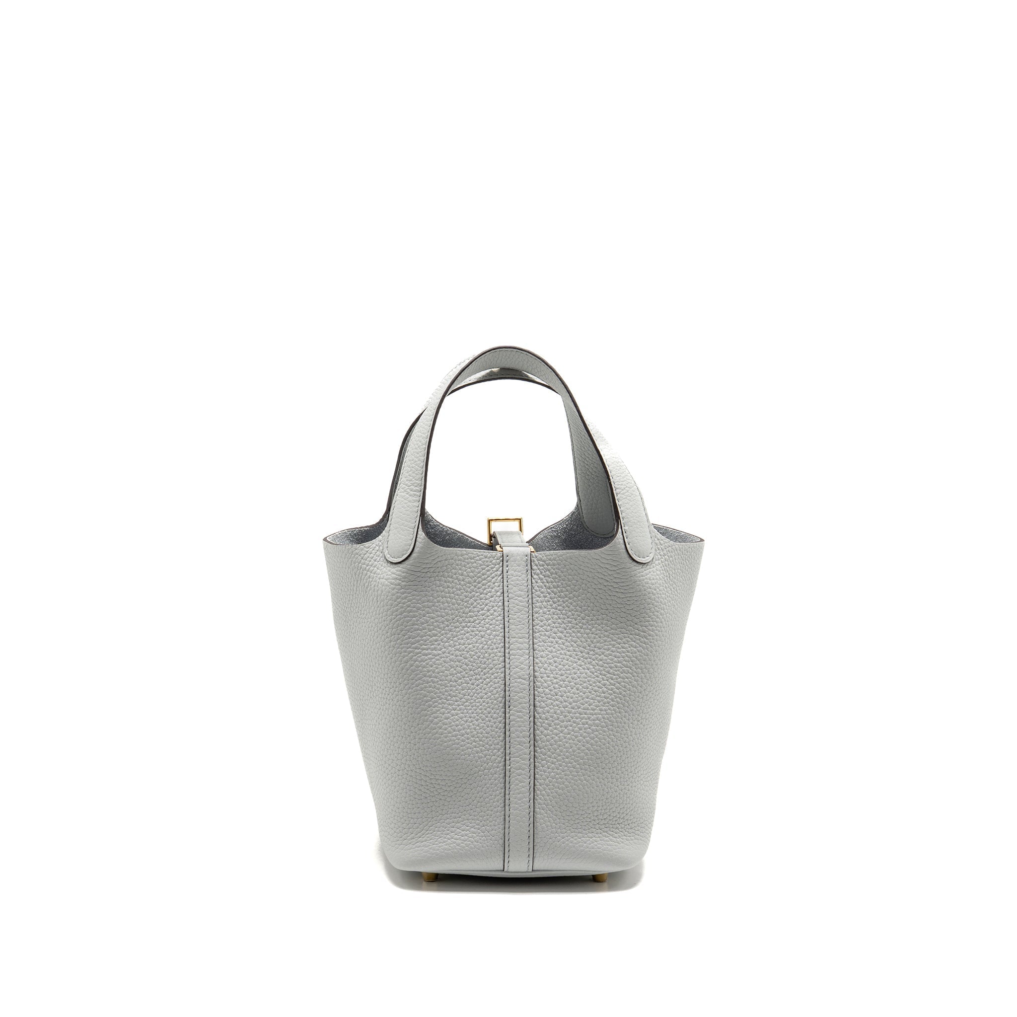 HERMES PICOTIN 18 CLEMENCE BLEU PALE GHW