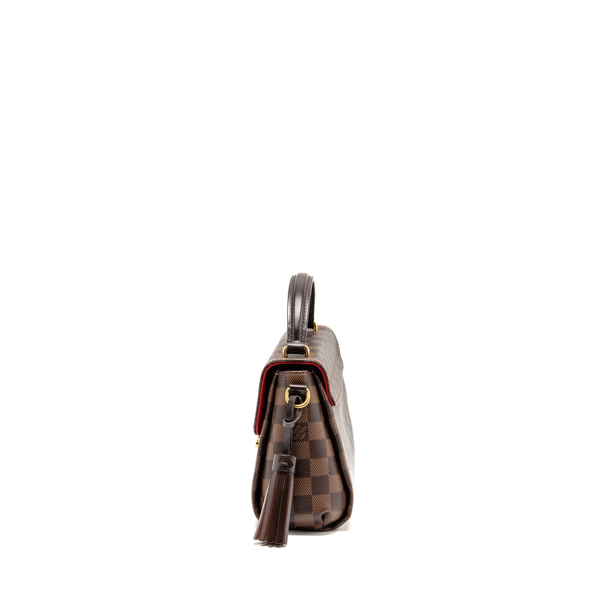 LOUIS VUITTON CROISETTE DAMIER EBENE CANVAS GHW