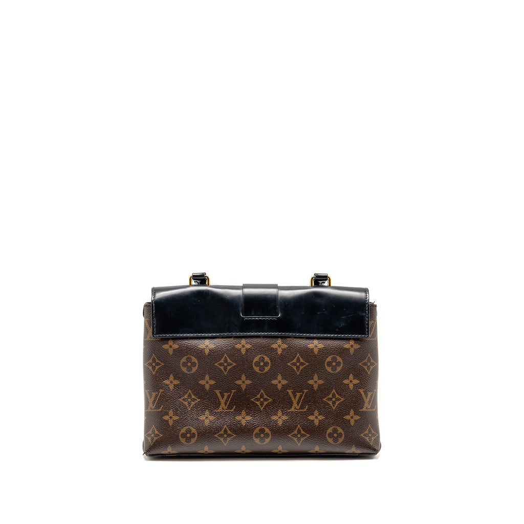 LOUIS VUITTON ONE HANDLE MM MONOGRAM CANVAS/ LEATHER BLACK GHW