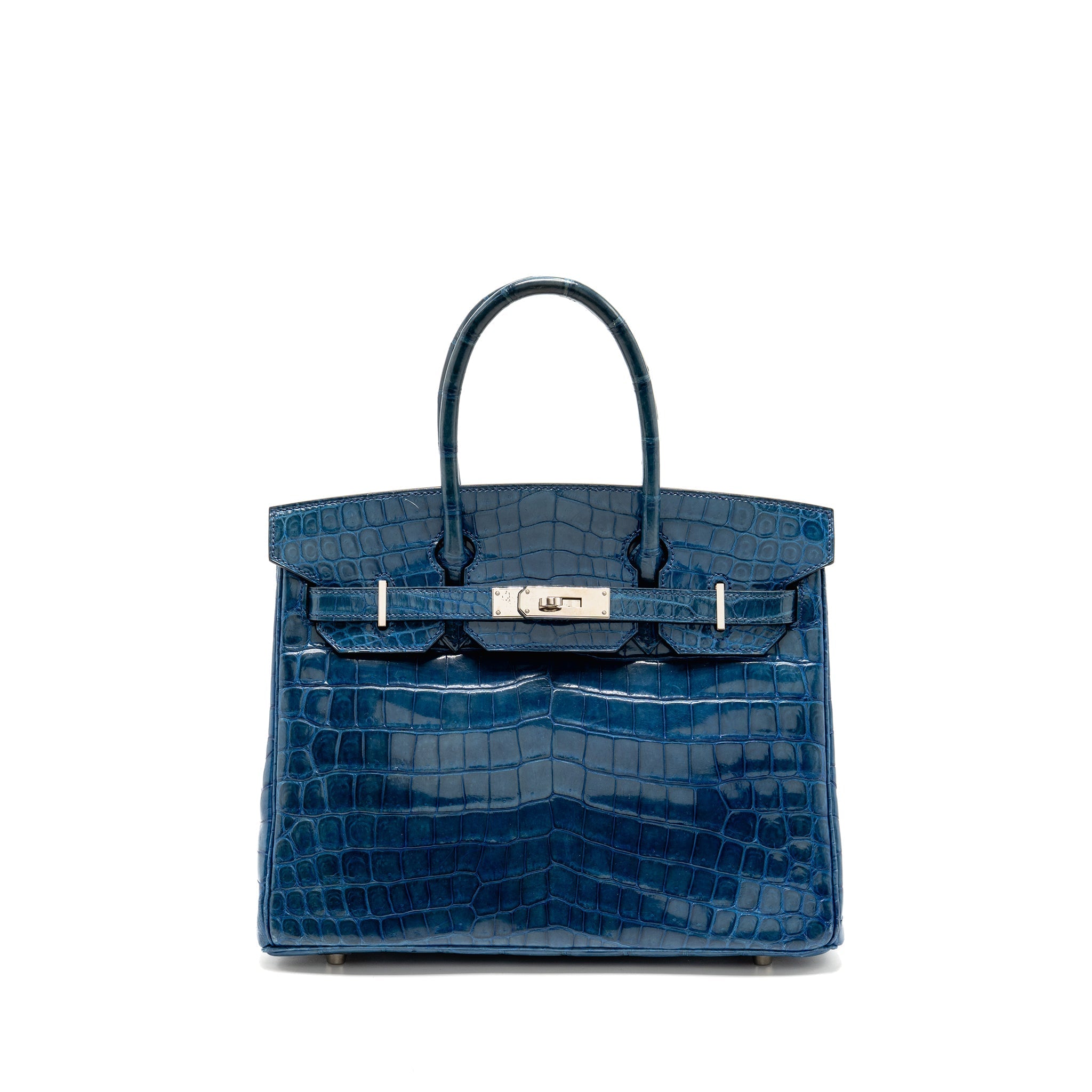 HERMES BIRKIN 30 SHINY CROCODILE NILOTICUS COLVERT SHW