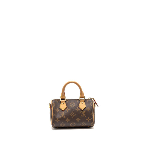 LOUIS VUITTON NANO SPEEDY MONOGRAM CANVAS GHW