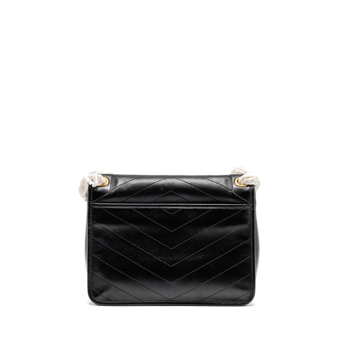 SAINT LAURENT MEDIUM NIKI BAG LAMBSKIN BLACK GHW