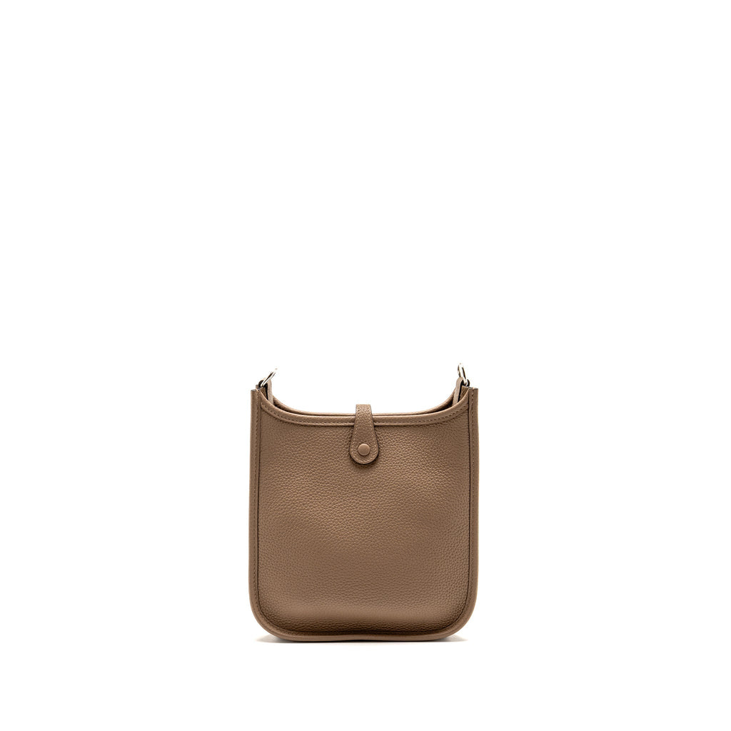 HERMES MINI EVELYNE CLEMENCE BEIGE MARFA / MULTICOLOR SHOULDER STRAP SHW