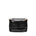 SAINT LAURENT MEDIUM NIKI BAG LAMBSKIN BLACK GHW