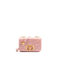 DIOR SMALL SOFT CARO BAG LAMBSKIN MELOCOTON GHW