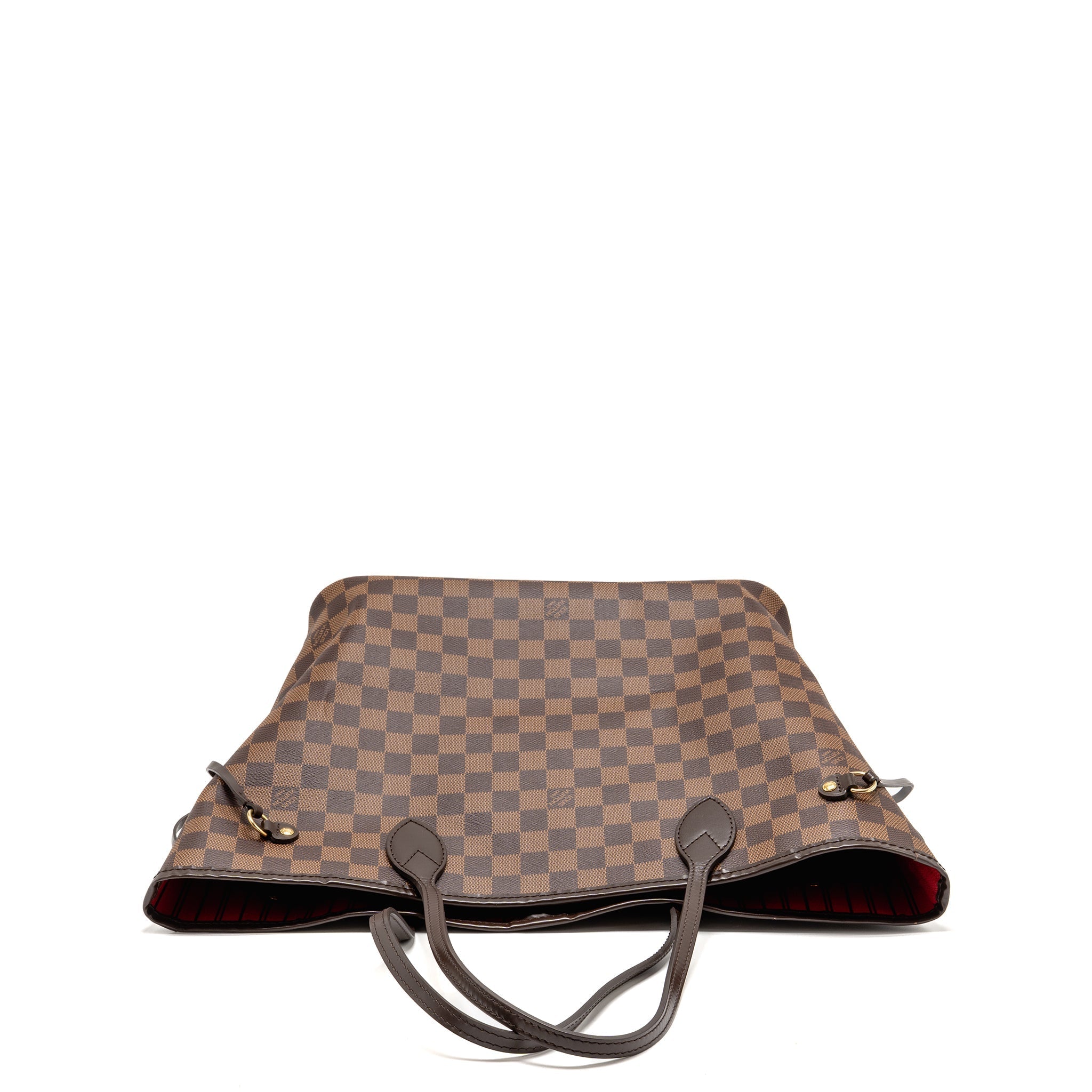 LOUIS VUITTON NEVERFULL MM DAMIER EBENE CANVAS GHW