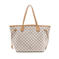LOUIS VUITTON NEVERFULL MM DAMIER AZUR GHW