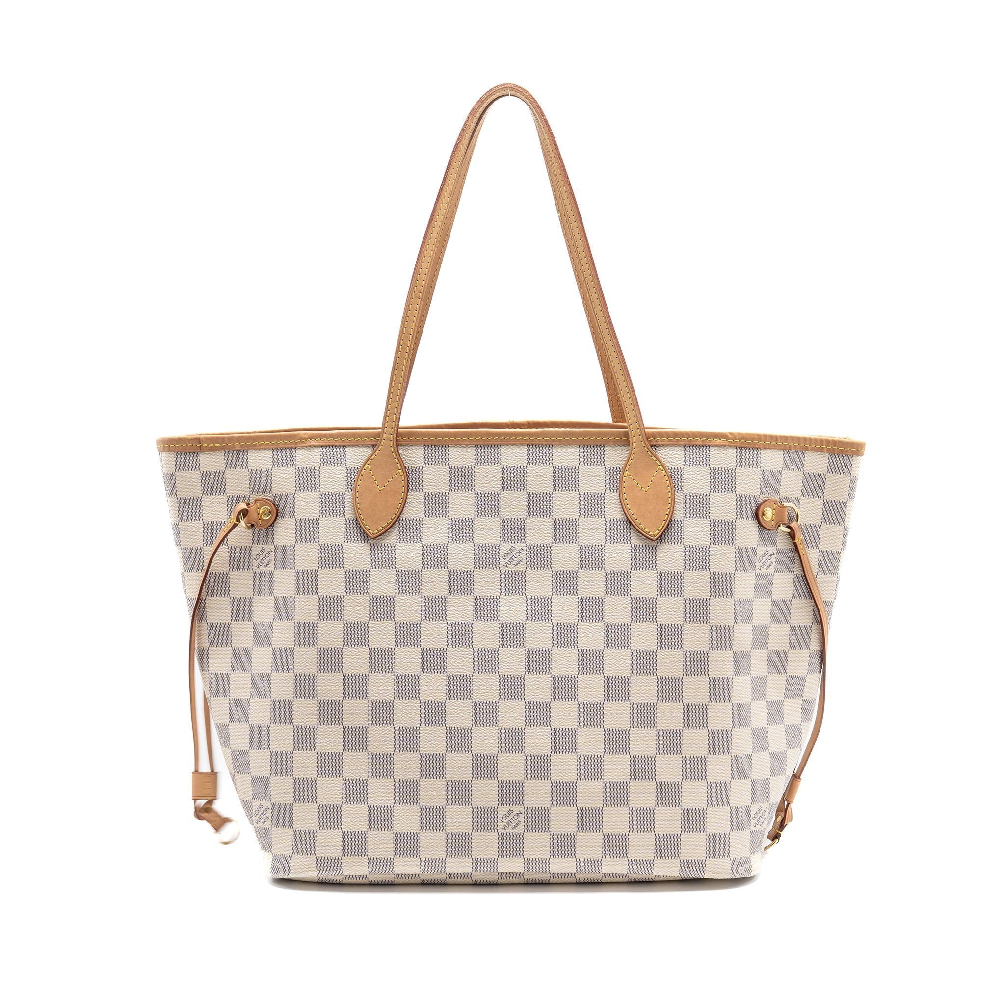 LOUIS VUITTON NEVERFULL MM DAMIER AZUR GHW