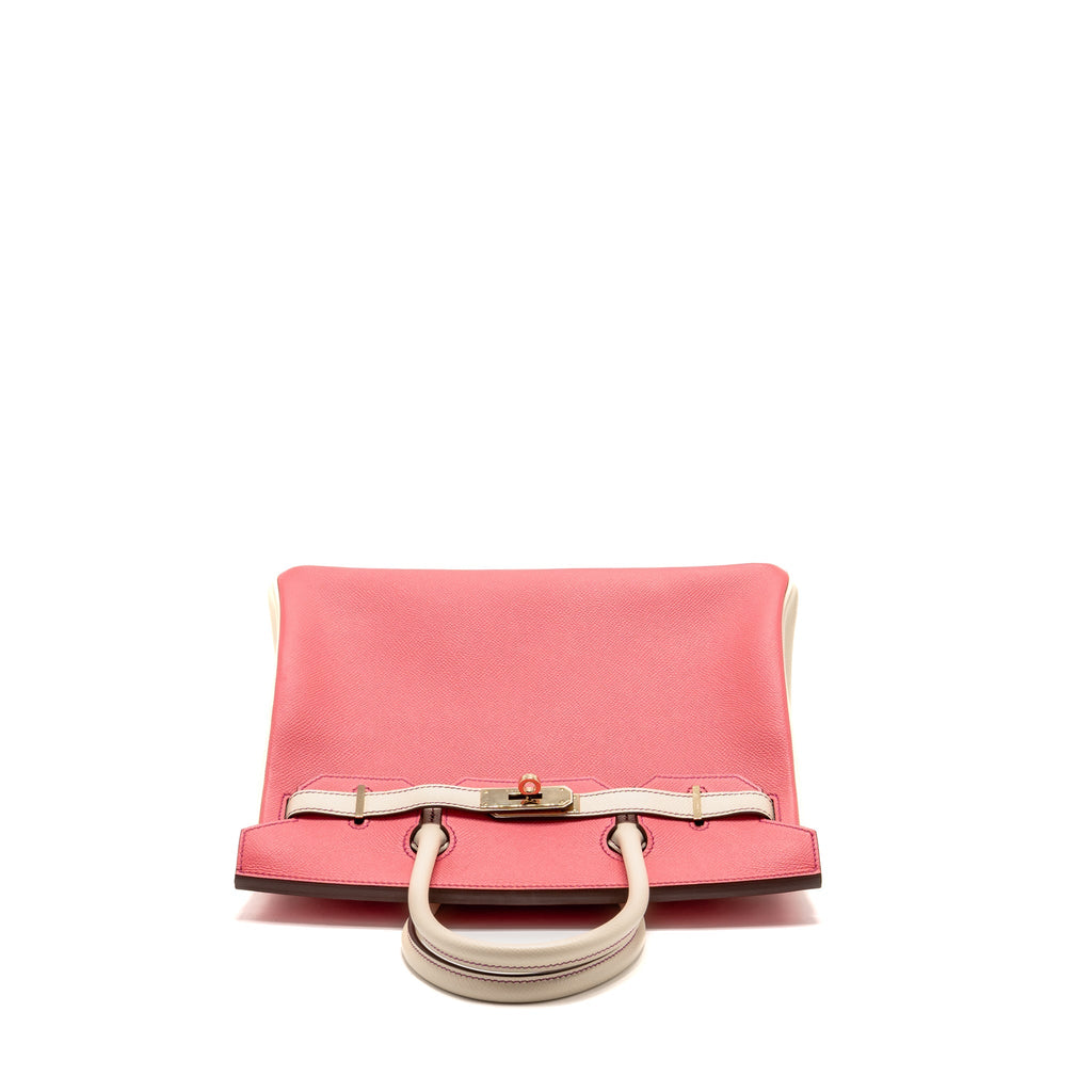 HERMES BIRKIN 30 SPECIAL ORDER EPSOM ROSE AZALEE / CRAIE LGHW