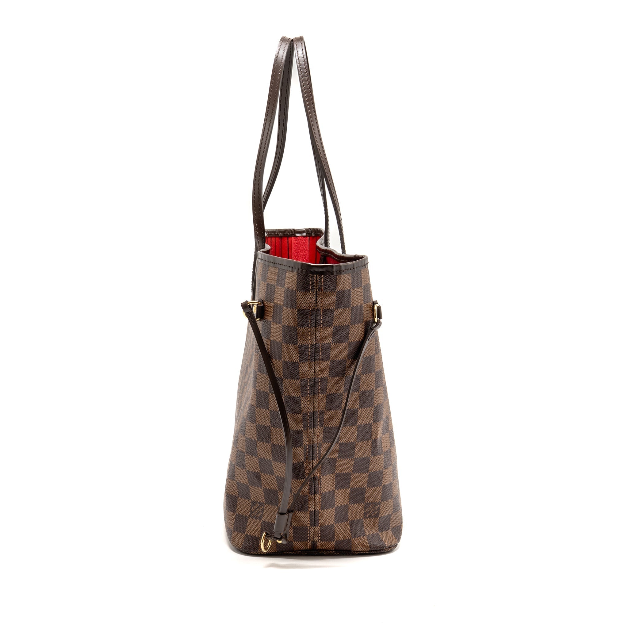 LOUIS VUITTON NEVERFULL MM DAMIER EBENE CANVAS GHW
