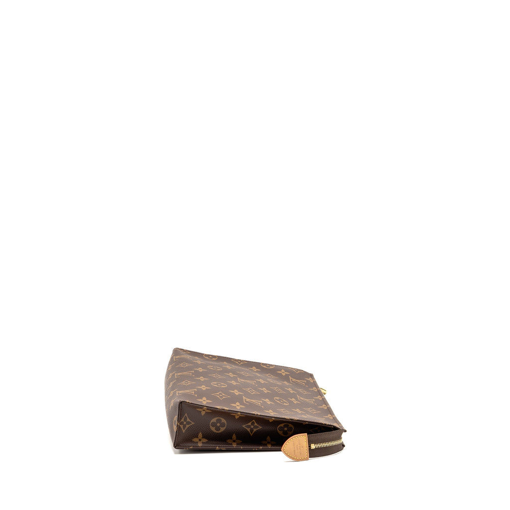 LOUIS VUITTON TOILETRY POCHETTE 26 MONOGRAM CANVAS GHW