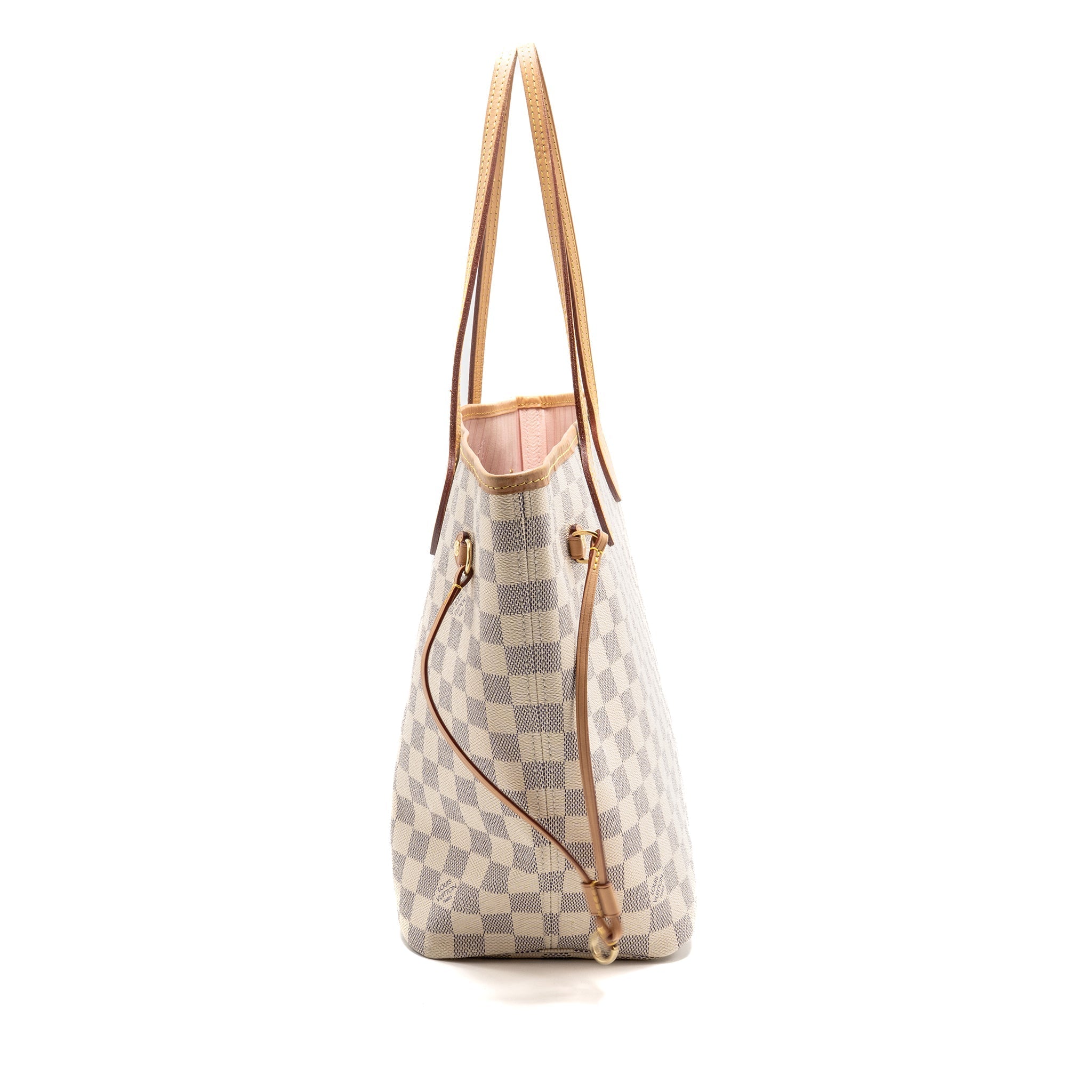 LOUIS VUITTON NEVERFULL MM DAMIER AZUR GHW
