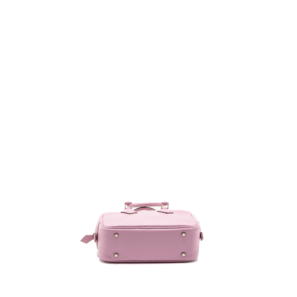 HERMES MINI PLUME II CHÈVRE MYSORE X9 MAUVE SYLVESTRE SHW